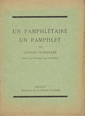 Un pamphlétaire un pamphlet