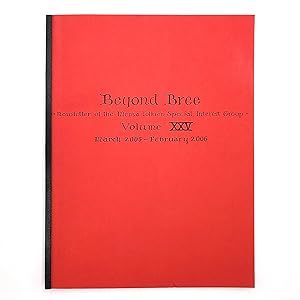 Immagine del venditore per Beyond Bree: Newsletter of the Mensa Tolkien Special Interest Group, Volume XXV, March 2005 - February 2006 venduto da Boyd Used & Rare Books