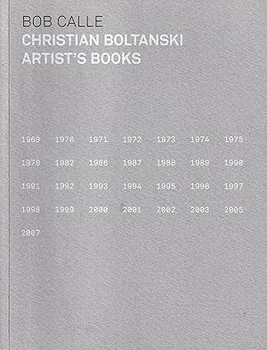 Immagine del venditore per Bob Calle: Christian Boltanski. Artist's Books 1969 - 2007 venduto da Stefan Schuelke Fine Books