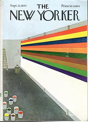 Bild des Verkufers fr The New Yorker Magazine, September 212, 1972 zum Verkauf von Dorley House Books, Inc.