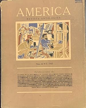 América. Revista Antologica de Literatura. Nº 62, Enero de 1950. Talpa. Juan Rulfo