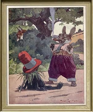 Brer Rabbit, African American folklore,1915 Childrens's Illustration