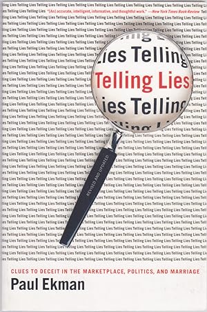 Immagine del venditore per Telling Lies: Clues to Deceit in the Marketplace, Politics, and Marriage, T hird Edition venduto da Books of the World