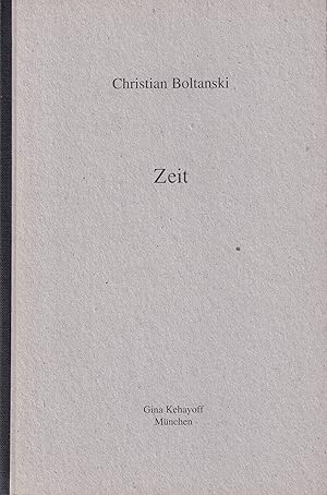 Seller image for Christian Boltanski. Zeit for sale by Stefan Schuelke Fine Books