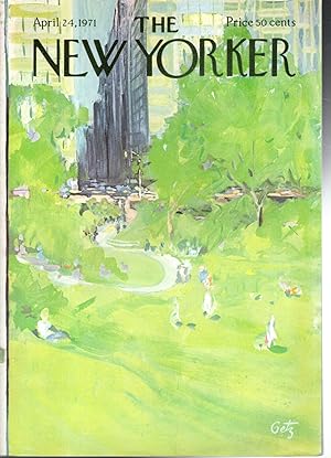 Seller image for The New Yorker Magazine, April 24, 1971 for sale by Dorley House Books, Inc.
