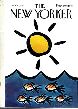 Bild des Verkufers fr The New Yorker Magazine, June 10, 1972 zum Verkauf von Dorley House Books, Inc.