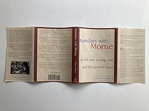 DUST JACKET for 'Tuesdays with Morrie: An Old Man, A Young Man, and Life's Greatest Lesson'