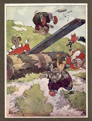 UNCLE REMUS OR THE STORY OF MR FOX AND THE BRER RABBIT,1915 Childrens's Illustration African Amer...