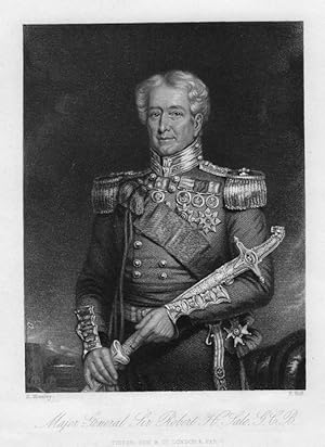 Major General Sir Robert H. Hale, 1834 Engraved Portrait