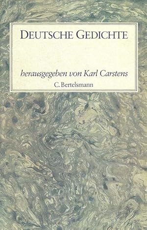 Bild des Verkufers fr (Hg., Vorwort), Deutsche Gedichte. zum Verkauf von ANTIQUARIAT MATTHIAS LOIDL