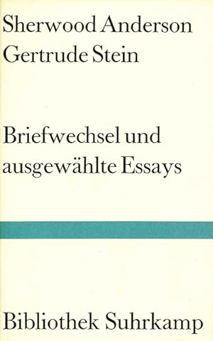Seller image for Briefwechsel und ausgewhlte Essays. Hrsg. von Ray Lewis White. (= Bibliothek Suhrkamp 874). for sale by ANTIQUARIAT MATTHIAS LOIDL