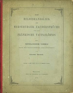 Mit photographischem Facsimile nach den Handschriften hrsg. von Eduard Sievers.