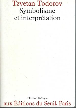 Image du vendeur pour Symbolisme Et Interprtation mis en vente par BYTOWN BOOKERY