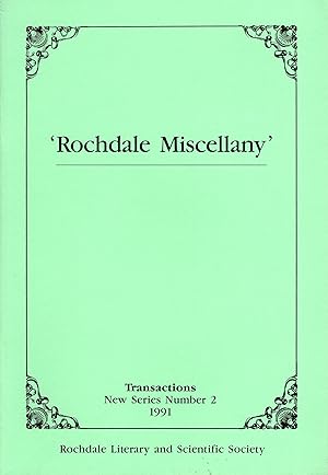 Imagen del vendedor de Rochdale Miscellany a la venta por Delph Books PBFA Member