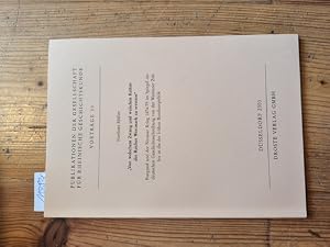 Bild des Verk�ufers f�r " Von welschem Zwang und welschen Ketten des Reiches Westmark zu erretten ", Sonderdruck aus " Griff nach dem Westen ". zum Verkauf von Gebrauchtb�cherlogistik  H.J. Lauterbach