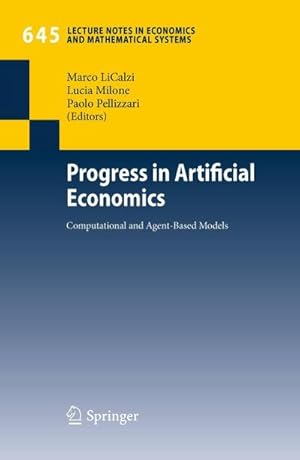 Imagen del vendedor de Progress in Artificial Economics a la venta por AHA-BUCH GmbH