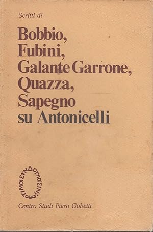 Seller image for Scritti su Antonicelli for sale by Laboratorio del libro