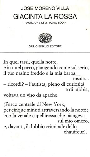 Seller image for Giacinta la rossa for sale by Laboratorio del libro