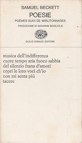 Seller image for Poesie - Poemes suivi de Mirlitonnades for sale by Laboratorio del libro