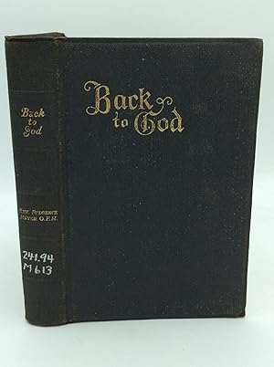 BACK TO GOD: A Treatise on Confession, or the Sacrament of Penance