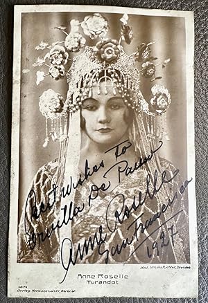 3 signed/inscribed photographs of Golden Age opera singers, 1927-28.