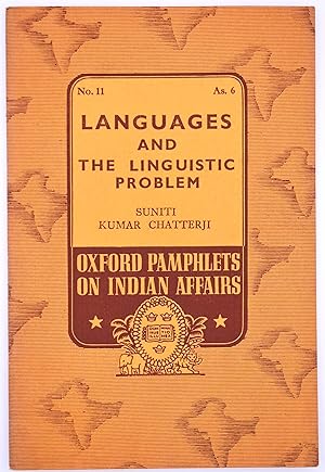 Seller image for Languages And The Linguistic Problem [Oxford Pamphlets On Indian Affairs No.11] for sale by Dodman Books