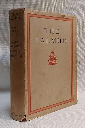 The Talmud SEDER MO'ED Volume VII ROSH HASHANAH (Maurice Simon); TA'ANITH (DR. J. Rabbinowitz); S...