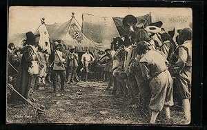 Immagine del venditore per Ansichtskarte Les Trois Mousquetaires d`Alexandre Dumas, Auguste Maquet, Filmszene, Die drei Musketiere venduto da Bartko-Reher