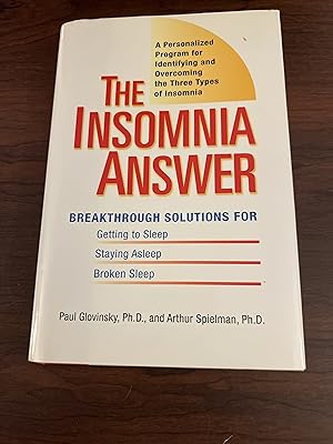 Immagine del venditore per The Insomnia Answer: A Personalized Program for Identifying and Overcoming the Three Types of Insomnia venduto da Alicesrestraunt