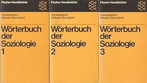 Image du vendeur pour Wrterbuch der Soziologie. Band 1, 2, 3. (= Fischer Handbcher). mis en vente par Buch von den Driesch