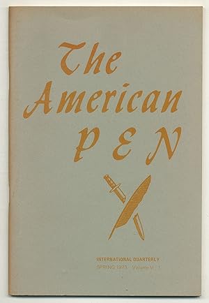 Imagen del vendedor de The American Pen - Volume V, No. 1, Spring 1973 a la venta por Between the Covers-Rare Books, Inc. ABAA