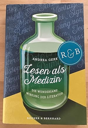 Bild des Verkufers fr Lesen als Medizin : Die wundersame Wirkung der Literatur. zum Verkauf von Antiquariat Peda