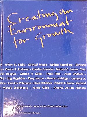 Seller image for Creating an Environment for Growth for sale by books4less (Versandantiquariat Petra Gros GmbH & Co. KG)