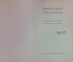 Bild des Verkufers fr Wissenschaft und Bildung zum Verkauf von books4less (Versandantiquariat Petra Gros GmbH & Co. KG)