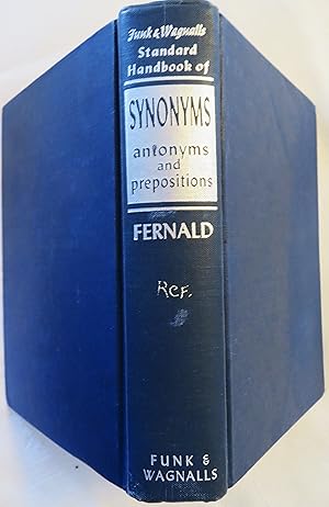 Imagen del vendedor de Funk & Wagnalls Standard Handbook of Synonyms, Antonyms, and Prepositions a la venta por Book Catch & Release