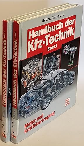 Handbuch der Kfz-Technik (2 Bände KOMPLETT) - Bd.1: Motor und Kraftübertragung/ Bd.2: Fahrwerk, B...