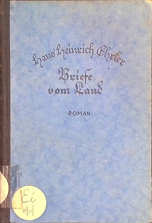 Bild des Verkufers fr Briefe vom Land zum Verkauf von books4less (Versandantiquariat Petra Gros GmbH & Co. KG)