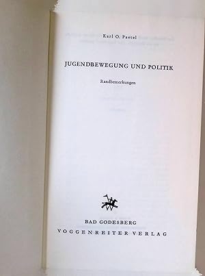 Seller image for Jugendbewegung und Politik : Randbemerkungen. for sale by books4less (Versandantiquariat Petra Gros GmbH & Co. KG)