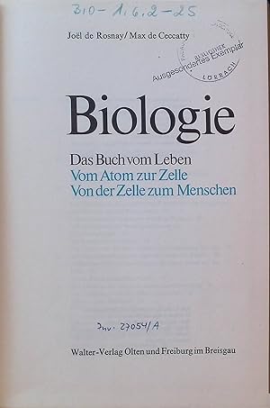 Biologie : Das Buch vom Leben.