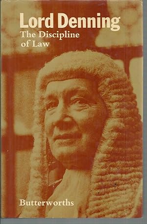 Image du vendeur pour The Discipline of Law (Lord Denning) mis en vente par Elizabeth's Bookshops
