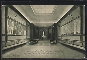 Ansichtskarte Köln, Werkbundausstellung 1914, Ibach Saal mit Aeolian Pfeifen-Orgel