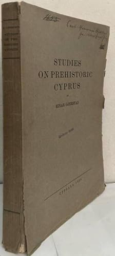 Imagen del vendedor de Studies on Prehistoric Cyprus a la venta por Erik Oskarsson Antikvariat