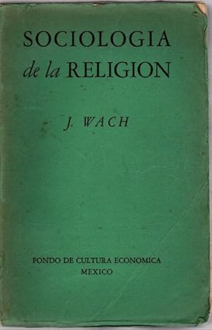 Bild des Verkufers fr Sociologa de la religin . zum Verkauf von Librera Astarloa