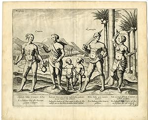 Antique Print-FARMER-PROSTITUTE-SINGER-E. INDIES-INDIA-Deutecum-Linschoten-1599