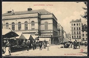 Carte postale Saint-Etienne, Le Théâtre