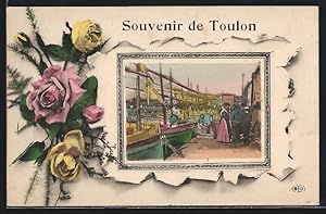 Carte postale Toulon, le port, Rosen, Passepartout