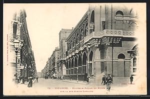 Carte postale Toulouse, Nouvelle Facade du Musée sur la Rue Alsace-Lorraine