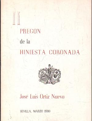 Seller image for II PREGON DE LA HINIESTA CORONADA for sale by Librera Raimundo