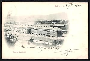 Carte postale Belfort, Caserne Friedrich