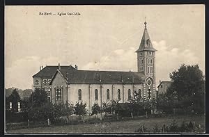Carte postale Belfort, Eglise Ste-Odile